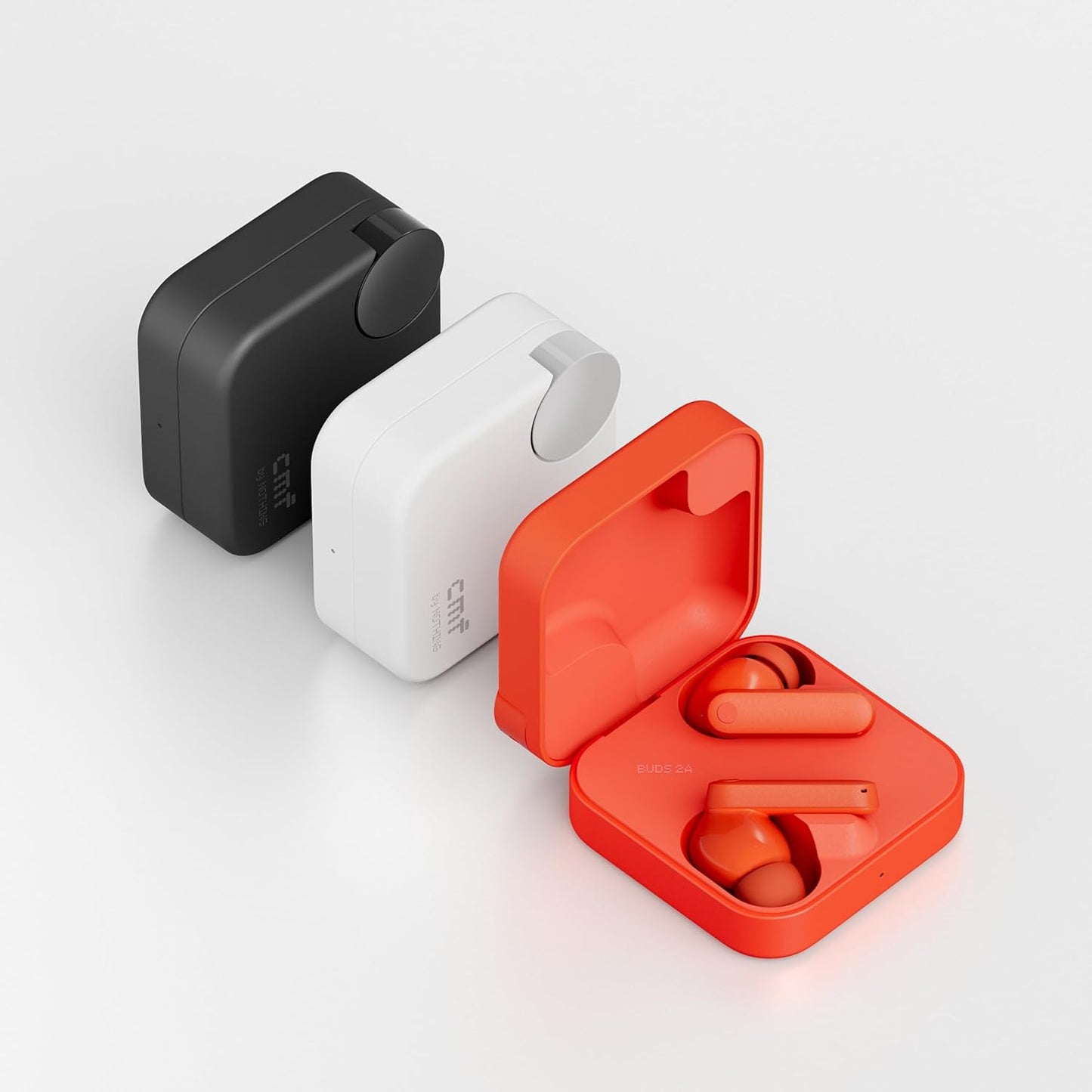 CMF BY NOTHING Buds 2a (Light Grey) | 42 dB ANC | 12.4mm Dirac-Tuned Drivers | Ultra Bass | 35.5 Hrs Playback | Bluetooth 5.4 | Fast Charging | IPX4 TWS