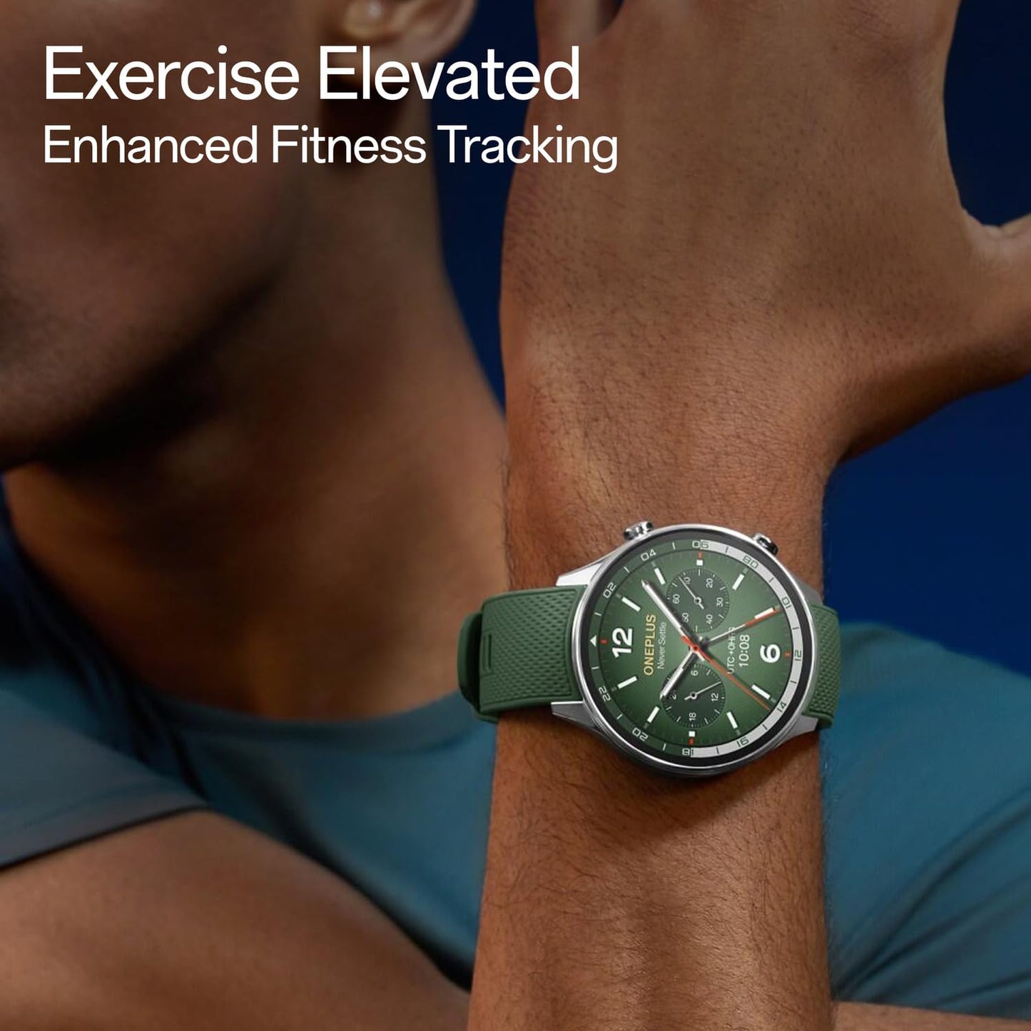 +onePlus Watch 2R with Wear OS 4 by Google,Snapdragon W5 Chipset,Upto 100hrs Battery Life,1.43’’ AMOLED Display,100+ Sports Mode,Dual Frequency GPS,5 ATM,IP68 & BT Calling