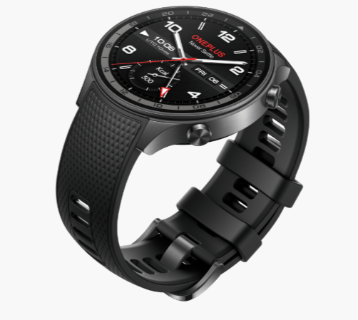 +onePlus Watch 2R with Wear OS 4 by Google,Snapdragon W5 Chipset,Upto 100hrs Battery Life,1.43’’ AMOLED Display,100+ Sports Mode,Dual Frequency GPS,5 ATM,IP68 & BT Calling