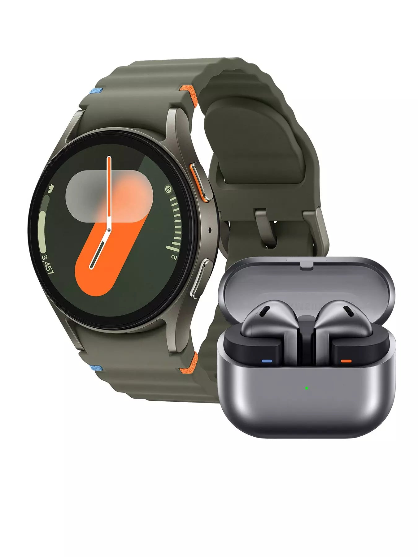 combo Galaxy Watch7 LTE with Galaxy Buds3